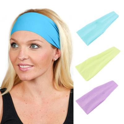 China Fashion Accessory Cotton Wholesale Tube Headband Solid Colorful Thick 100% Designer Inspired Headbands for sale