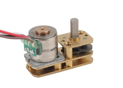 China horizontale rechtwinklige Phase 2 10mm Wurm Mini Geared Stepper Motors 5V zu verkaufen