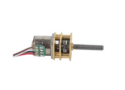 China 10mm Mini Gear Box Stepper Motor Dia10 übersetzter MikroSchrittmotor mit Leitspindel zu verkaufen