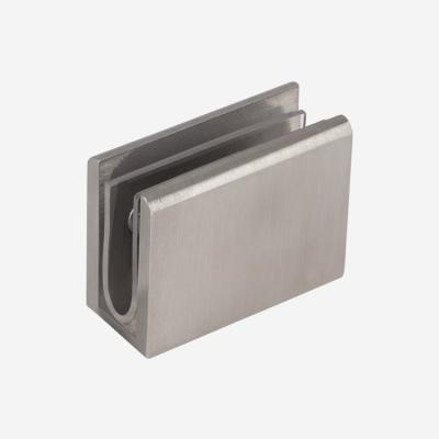 China Foshan China AISI304/316 stainless steel mirror/satin stainless steel clips glass hardware for cabinet/door/fence/balcony/stair for sale