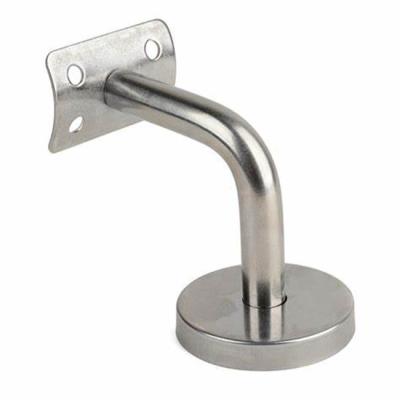 China 304 stainless steel mirror/adjustable satin stainless steel handrail brackets for handrail/baluster/stair handrail railing pipe/tube for sale