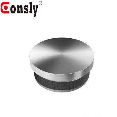 China Rail System Really Good Quality Stainless Steel Pipe End Modular Aesthetic Affordable Fencing Cap for sale