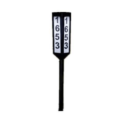 China Residential Solar House Address Numbers Sign Address Plaque LED Light Outdoor Light For Garden for sale