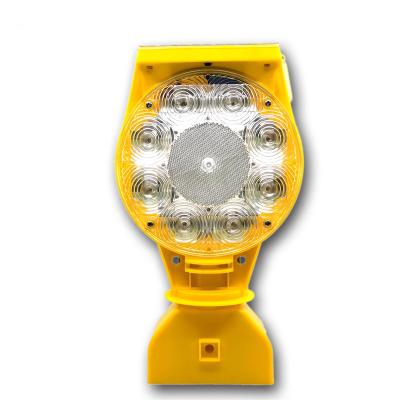 China Polycarbonate Road Flashing Lights Emergency Lamp Solar Panel LED Road Safety Warning Light for sale