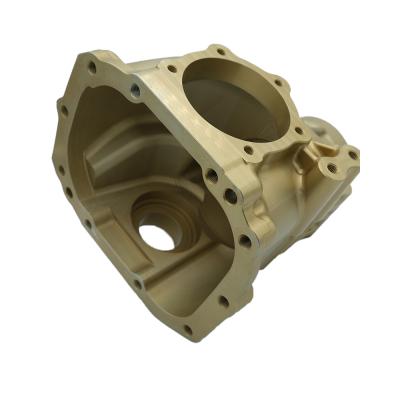 China Custom Aluminum Auto Parts OEM Factory Aluminum Zinc Anodized Die Casting Gearbox Housing Parts for sale