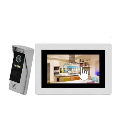 China Newest High Quality Outdoor Mount Recessed Wifi Doorphone Wireless Video Intercom Multi Apartment 128.5*48.5*41 mm for sale