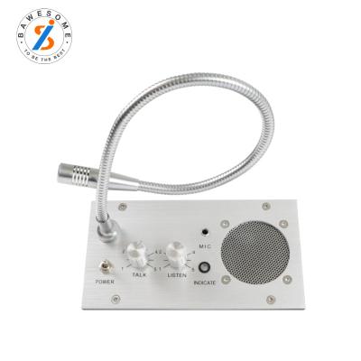 China New design silver color bank window intercom counter intercom window aluminum alloy counter for sale