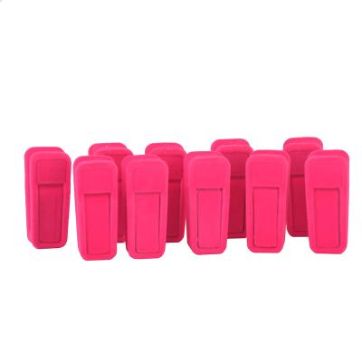 China Traditional non-slip plastic clothespins for velvet hangers velvet assembled finger clips for sale