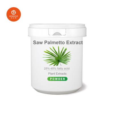 China Extracto natural del 45% de Saw Palmetto Extracto de planta en polvo blanco Extracto de alimentos para la salud Extracto de hierbas Aditivo alimentario en venta