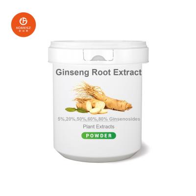 China China Fabricante libre de plaguicidas Ginsenosides solubles en agua 5-80% HPLC Extracto de raíz de ginseng Panax orgánico Ginseng extracto en polvo en venta