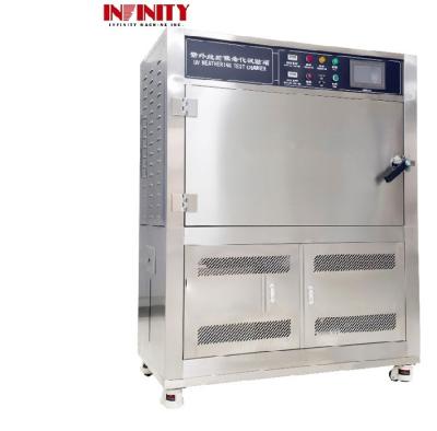 China UV Weathering Test Chamber Irradiance Adjustable Within 1.0W/M2 Temperature Range RT+20℃~70℃ for sale