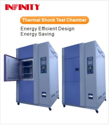 China Programmable High-Low Temperature Thermal Shock Test Chamber Temperature Uniformity Guaranteed for sale