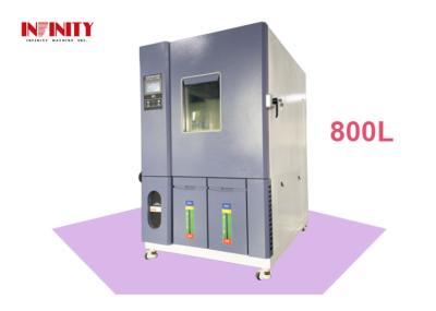 China IE10800L Gran cámara de ensayo de temperatura y humedad constantes con sistema de condensador refrigerado por aire en venta