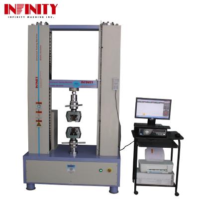 China 100Kn 200Kn 300Kn Rebar Metal Plastic Textile Tape Universal Tensile Testing Machine for sale