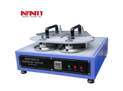 China Quality Control Abrasion Testing Machine / Textile Fabric Martindale Abrasion Tester for sale