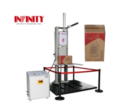 China Carton Zero Drop Testing Machine For Packing Box Container Zero Height Drop Test Rand zijkant hoek test Te koop