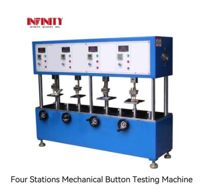 China Economy Type Tablet Lifespan Test Four Stations Mechanical Button Testing Machine for sale