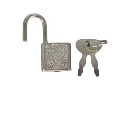 China Mini Suitcase Metal Silver And Gold Diary Notebook Zinc Alloy Padlock for sale