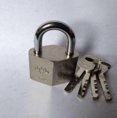 China Iron Rhombus Paddle Locks High Quality Iron Or Brass Keys Blister Pack Security Padlock for sale