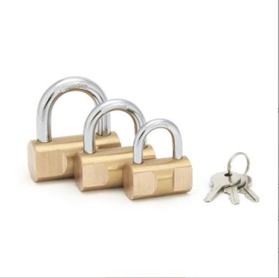 China 60 70 mm high standard support OEM ODM Fechadura de latao Cerradura De brass hammer padlock LZ-60 for sale