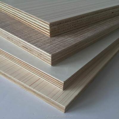 China Indoor 4x8 Poplar Core Melamine Laminated Plywood For Furniture for sale