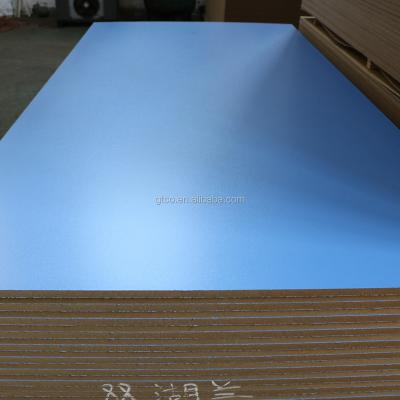 China 18mm High Glosssy Melamine Moisture Proof High Quality MDF For Decoration for sale