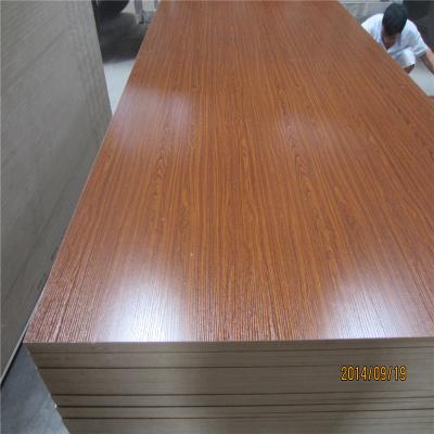 China Dark Brown Melamine Board MDF Melamine Board 3mm Waterproof Moisture Proof For Interior Sideboard for sale