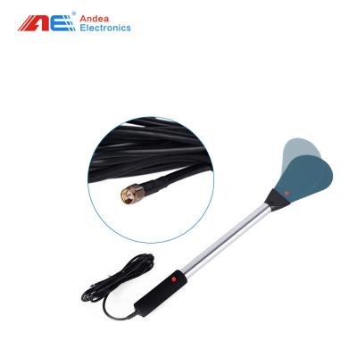 China Handheld UHF RFID Antenne For Books Inventory 860-960MHz SMA Interface in combinatie met UHF Medium Power Reader Te koop