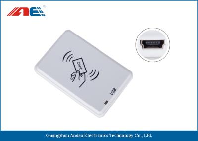 China Compacte van de Lezersdesktop square NFC van NFC RFID de Kaartlezer Integrated Key Handling Te koop