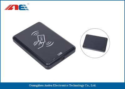 중국 13.56MHz 데스크탑 비접촉식 RFID 리더기, USB 인터페이스 RFID 칩 리더기 46g 판매용