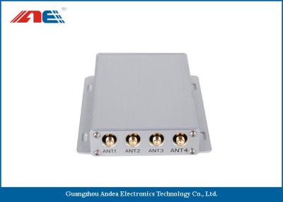 China ISO15693 middelhoogvermogen Vierkante RFID-Lezer RS232, de Lezer van de Vier Kanalenrfid Antenne Te koop