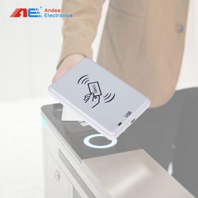 China 13.56MHz lector de escritorio de IC Smart Card RFID del lector de tarjetas de NFC del lector de la interfaz USB de corto alcance RFID en venta