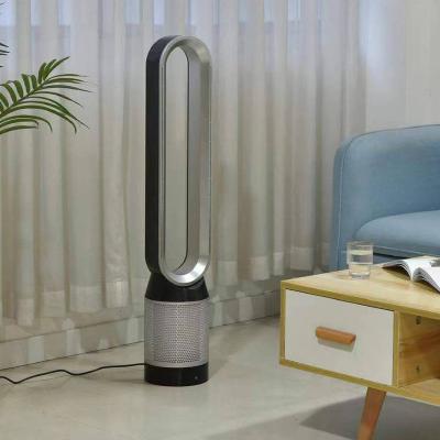 China Multi-Purpose Fan Negative Ion Pedestal Filter Hepa Fan Air Purifier Air Purifier Movable Bladeless Cooling Bedroom Fan for sale