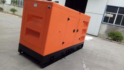 Chine Générateurs diesel tranquilles superbes de couleur orange au-dessus de la protection de vitesse 128KW/160KVA à vendre