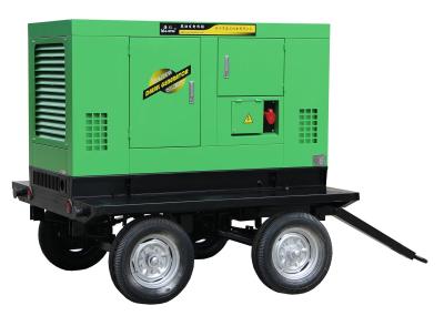 China Mobiler tragbarer beiliegender Anhänger-Generator 8 - 1000KW 50Hz/60Hz wassergekühlt zu verkaufen