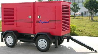 中国 6本のシリンダー トレーラーは現在の保護上の発電機200KW 250KVA 400V/230Vを取付けました 販売のため