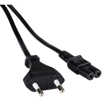 China Consumer Electronics 2 Pin 1.5M AC Standard Electric Plug For UNIC Projectors TV Radio Mains Cord E European ECO C13 C14 AC Cable. - for sale