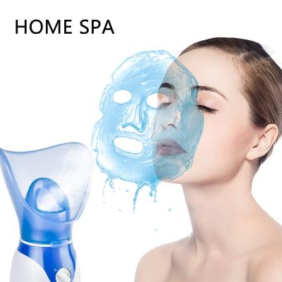 China Private Label Blue Portable Face Salon Beauty Salon Blue Purple 50ml DEEP CLEANSING Facial Steamer For Face for sale