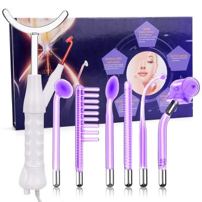 China Skin Tightening Portable Handheld High Frequency Wand Facial Skin Therapy Machine For Wrinkles Remover Beauty Eyes Body Hair for sale