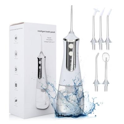 China Portable Car Travel 22 USB Rechargeable Electric Teeth Cleaning Water Flosser Oral Irrigator with 4 Jet Tips for sale