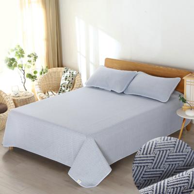 China Nondisposable Luxury High Quality Yarn-Dyed Canvas Bed Linen Set With Pillowcase Wholesale for sale