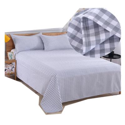 China Factory direct cotton bedding plaid yarn-dyed children's bedsheets fabric for sale