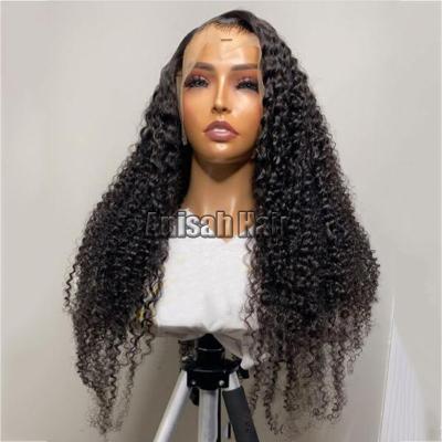 China Baby Hair Around And Pre Plucked Virgin Brazilian HD Seller Natural Transparent Lace Front Wig Full Lace Hair Wholesale Wigs For Black Women for sale