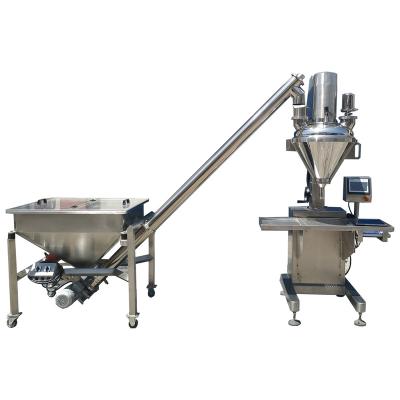 China 10-2500g Semi Automatic Manual Food Auger Filler / Dry Toner Powder Particle Filling Machine for sale