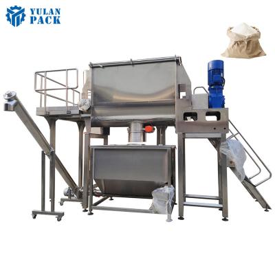 China Powder in Price Heavy Duty Continuous Ribbon Industry Maker Mini Food Tea Powder Commercial Industrial Blender Machine for sale