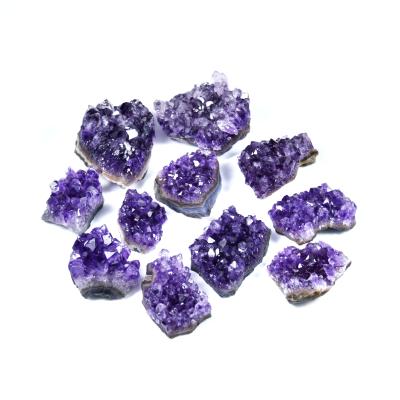 China Europe Hot Selling Crystal Cluster Amethyst Cluster Natural Raw Mineral Specimen For Healing for sale