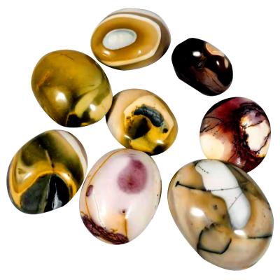 China wholesale natural polished crystal palm stone mookaite crystal therapy palm gemstone from europe for decoration for sale