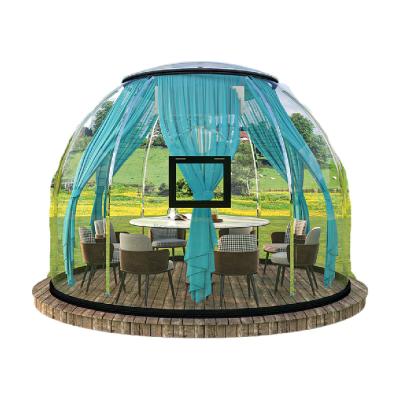 China Hotel/ Outdoor/ Garden/Restaurant/ Cafe/ Resorts/ Vilas/ camping Camping Full Transparent Outdoor Polycarbonate Dome Outdoor Bubble Dome House for sale