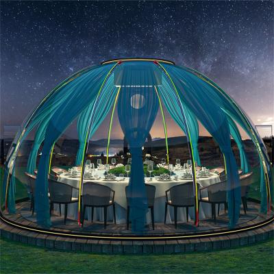 China Hotel/ Outdoor/ Garden/Restaurant/ Cafe/ Resorts/ Vilas/ camping Polycarbonate Dome Hemisphere Geodesic Dome Igloo Camping With Bathroom Hotel Tent House for sale