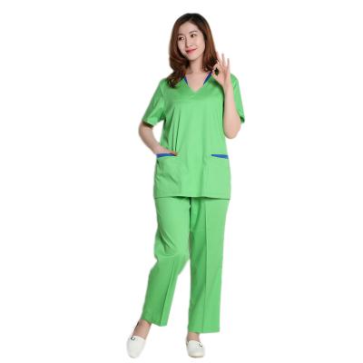 China High Quality Fashionable Colorful Unisex Hospital Uniform Breathable Scrub Suit With Spandex for sale